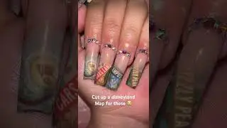 Disneyland map Nails ❤️