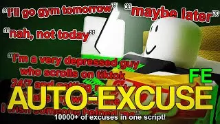 Roblox Fe Script Showcase: Fe Auto Excuse