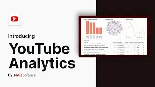 YouTube Analytics Power BI template by MAQ Software