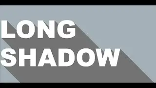 TEXT with LONG SHADOW | HTML & CSS and JavaScript