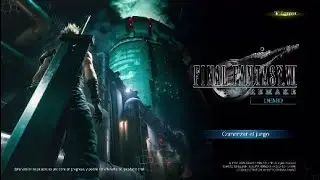 Final Fantasy VII Remake probando Demo PS4