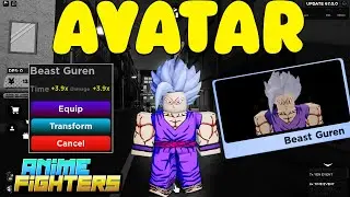 🚨SUPER AVATAR de GOHAN en ANIME FIGHTERS roblox