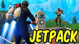 Jetpack Showdown! - Fortnite Jetpack Gameplay w/Teo