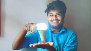 Free energy bulb tamil | Bulb glowing without power | Free energy roast | Bulb glowing in skin
