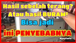🔴Mesin fotocopy hasilnya BURAM⁉️ atau sebelah saja yang terang‼️begini caranya poles DEVELOPING💯