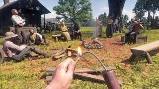 🔥🧨[4K] Dynamite & Fire Bottle Gameplay #64 - Red Dead Redemption 2