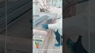 Stirrups | how to make rebar stirrups on construction site.  #construction  #1million #reels