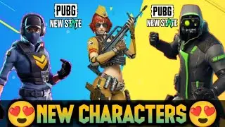 [NEW CHARACTERS]PUBG NEW STATE ROYAL PASS SEASON 1 REWARDS