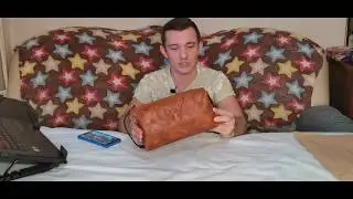 Во дает Aliexpress! Крутой мужской клатч из натуральной Кожи! Видеообзор!
