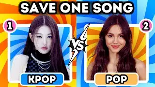 KPOP vs POP 💗 Save One Drop One 🎵 [IMPOSSIBLE EDITION] 🔥