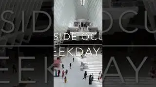 😎😎 Inside Oculus on a weekday in financial district Manhattan #newyorkcity #manhattan #shorts