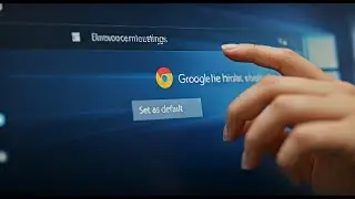 How can you make Google Chrome your default browser instead of Microsoft Edge on Windows 10?