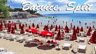Bačvice beach in Split, Croatia