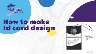 Id card design in adobephotoshopcc.