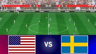 FC 24:  USWNT vs. SWEDEN (w) | Sep 6, 2024 | International Friendly | PS5 Gameplay