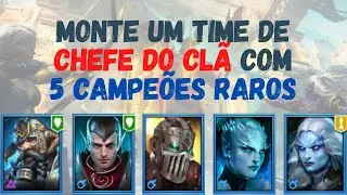 RAID: Shadow Legends | Chefe do Clã: Montando um time apenas com campeões Raros!