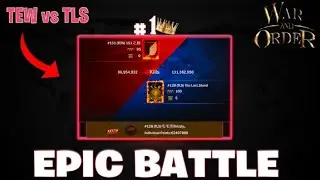 TOP 2 ALLIANCES IN GAME - TEW vs TLS - ELITE WAR AND ORDER