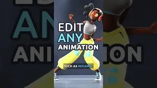 Edit Any Animation in Cascadeur #gamedev #mocap #3danimation #mixamo