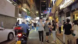 2022-Jun-3 #香港記錄 #端午節 尖沙咀(東)市况如何？自己睇！#hongkongwalk Business reopen in Tsim Sha Tsui after 6pm