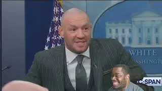 Conor McGregor Holds A White House Press Conference