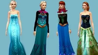 Sims 4 ~ Create a sim ~ Frozen (With CC)