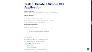 Create a Simple GUI Application