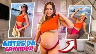 👙 Trying on my bikinis from before I got pregnant!!!!