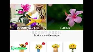 Site, Sistema, Script Loja Virtual Floricultura Vendas Produtos em Php