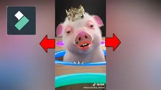 Make Blur Motion Outside Vertical Video in Filmora | how to add portrait blur video in Filmora X