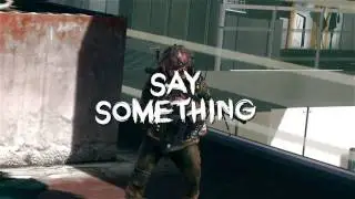 say something