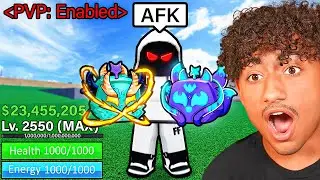 I Pretended To Be AFK While Holding LEGENDARY FRUITS..