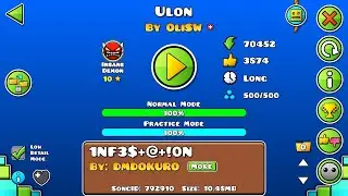 [Insane Demon] Ulon by OliSW - Geometry Dash | Henry03
