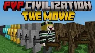 Minecraft but I survive in PVP CIVILIZATION [THE MOVIE]