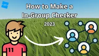 How to Make a In-Group Checker Roblox Studio - [2023]