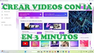 Cómo hacer un video en 3 minutos con IA | tutorial Clipchamp 2024