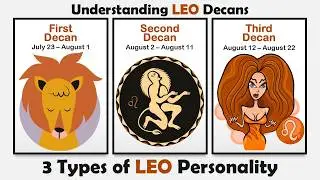 Different Types of Leo Personality || Understanding Leo Decans 