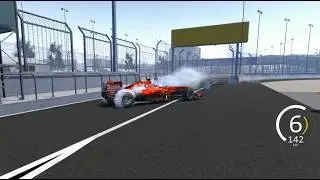 This is how Suck Racing Driver enters the pits in Jeddah.