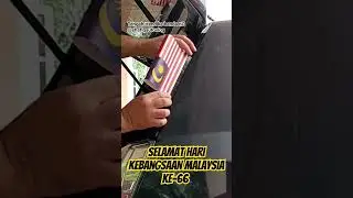 Selamat Hari Kebangsaan Malaysia ke-66 | Flag tag style @shafiqautovlog#merdeka #malaysia #flag