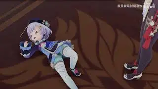 Qiqi need ganyu milk 😳| genshin impact
