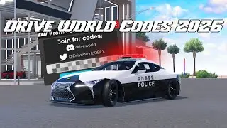 FREE GOLD, CASH AND ACCESSORIES IN DRIVE WORLD 2026 + EVERY WORKING CODE