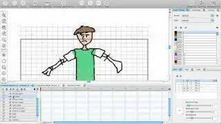 Toon Boom Studio Tutorial : Rig an animatable character [part1]