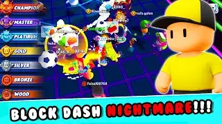 DEK...! KATA MAMAH HARUS FREESTYLE DI BLOCK DASH!!! - STUMBLE GUYS