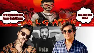 Raftar, Ashish chanchlani, BeYouNick Reaction To CarryMinati YALGAAR Song, Record Breaking? #YALGAAR