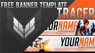 Tracer - Overwatch [Free Banner Template]