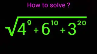 A Nice Math Algebra Problem | Calculators NOT Allowed