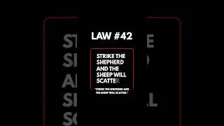 Strike The Shepherd And The Sheep Will Scatter