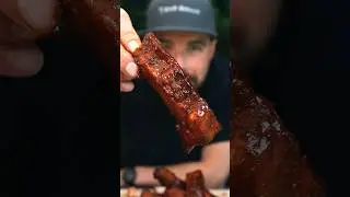 Smoked Party Ribs Recipe on the BBQ #bbq #ribs #shorts