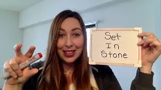Advanced English Idiom Lesson: Set in Stone