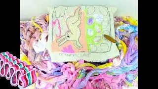 Hooking with nylons! Grenfell style fun Dyeing pantyhose stockings and Rug Hooking with them