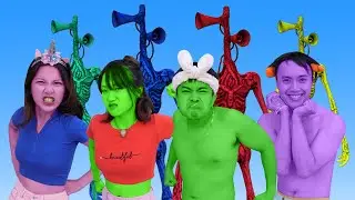 Team Baby She-Hulk, Hulk Vs Siren Head In real Life - GreenMan TV